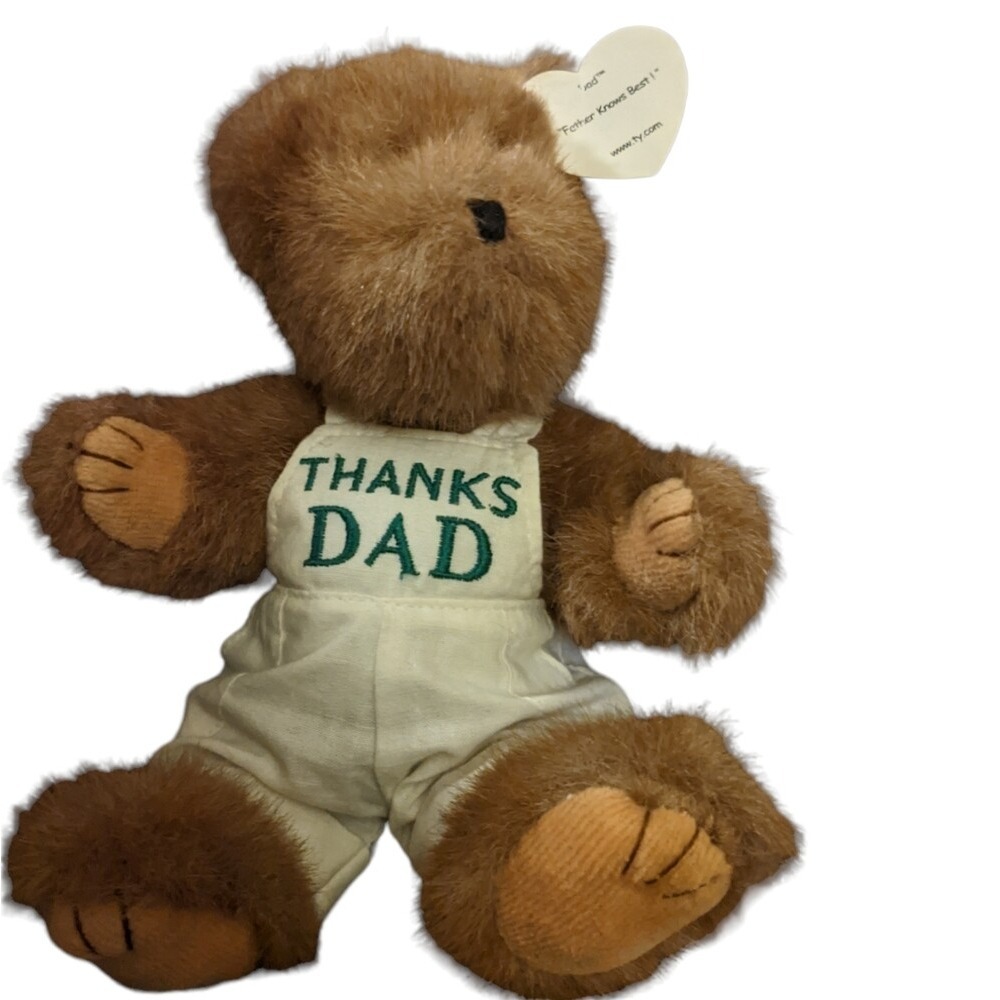 Ty Thanks Dad stuffed bear‎